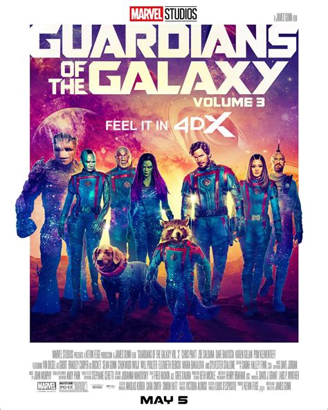 In Marvel Studios' "Guardians of the Galaxy Vol. 3," our beloved band of misfits is looking a bit different these days. Peter Quill (Chris Pratt), still reeling from a terrible loss, must rally his team and embark on a dicey, action-packed mission to defend the universe and protect Rocket. Meanwhile, a new, unpredictable force threatens to bring the Guardians down …